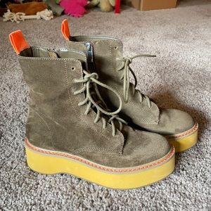 Urban Outfitters Platform Combat Boots